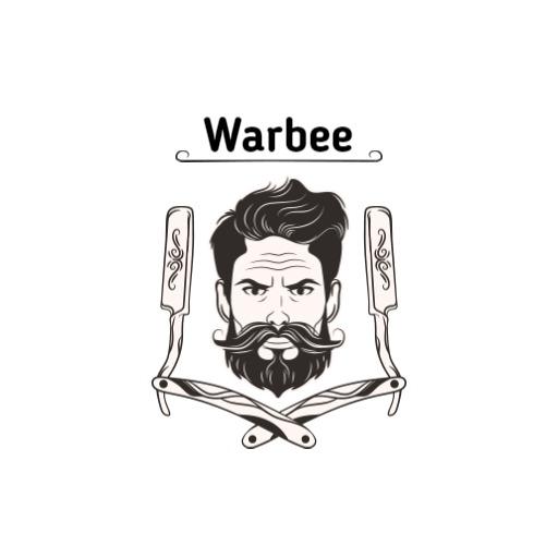 Classic Black and White Barber Shop Logo Featuring Bold Design Logo Template