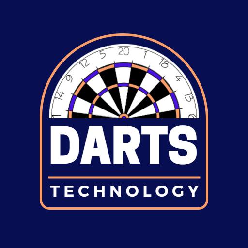 Classic Black and White Dartboard Design for Tech Logo Template