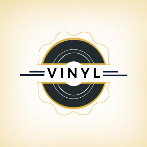Classic Black Vinyl Record Design Celebrating Music Culture Logo Template