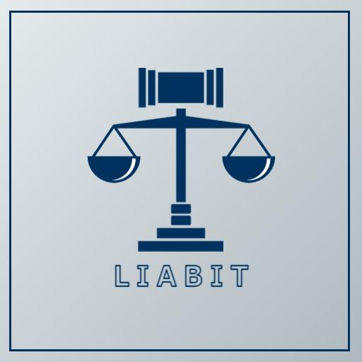 Classic Blue Scale of Justice Emblem for Law Firm Logo Template