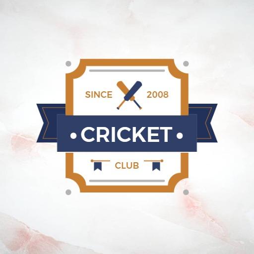Classic Design of Cricket Club Established Since 2008 Logo Template