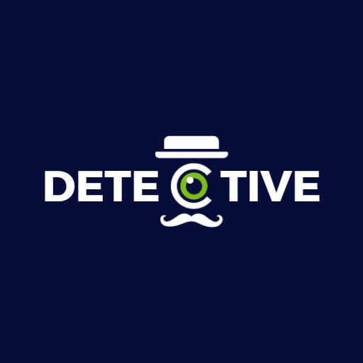 Classic Detective Logo Featuring Eye and Hat Elements Logo Template