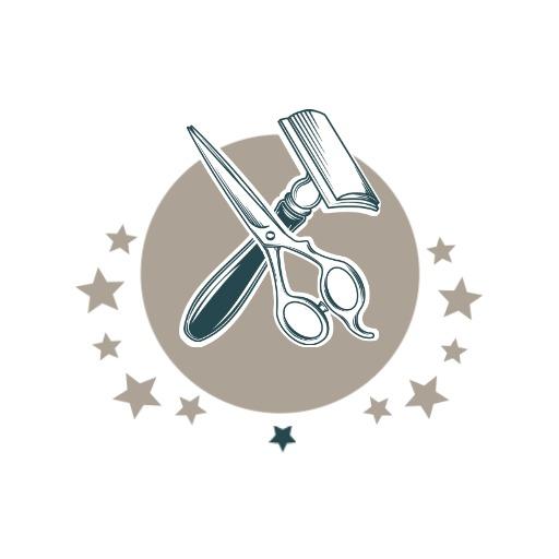 Classic Scissors and Razor Design for Barber Shop Logo Template
