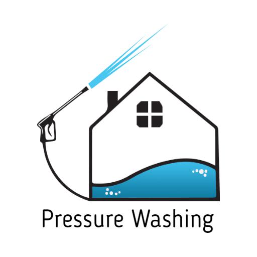 Clean Home and Fresh Surfaces with Expert Pressure Washing Logo Template
