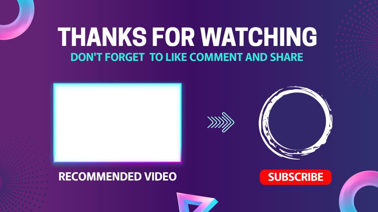 Colorful Abstract Dynamics Trending YouTube Thumbnail Template