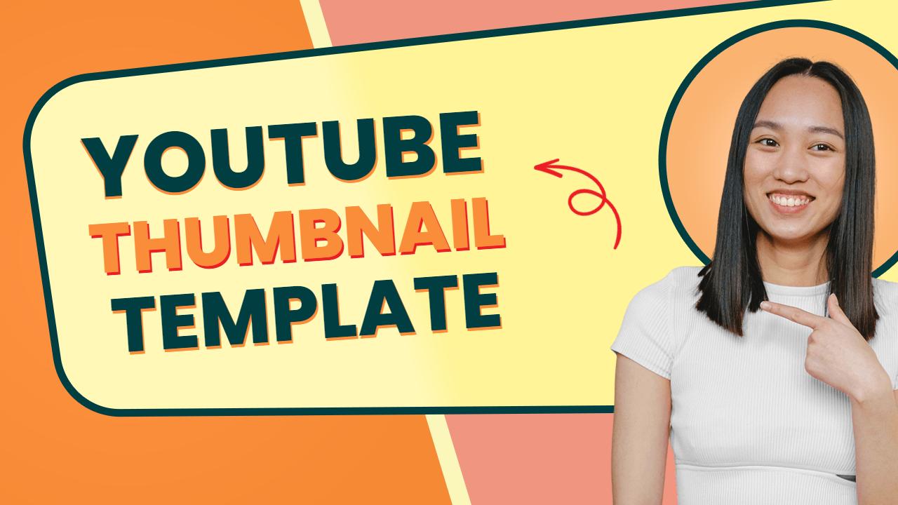 Colorful Abstract Shapes Vivid Design YouTube Thumbnail Template