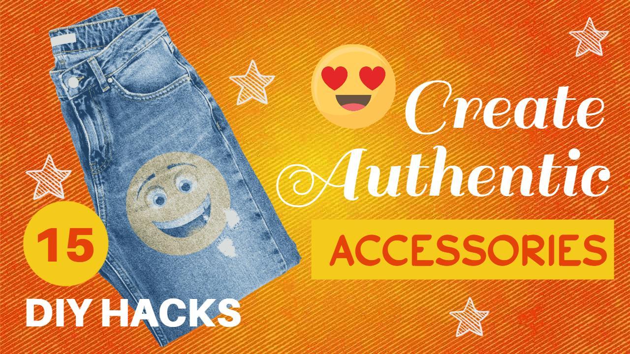 Colorful Accessories DIY Hacks YouTube Thumbnail Template