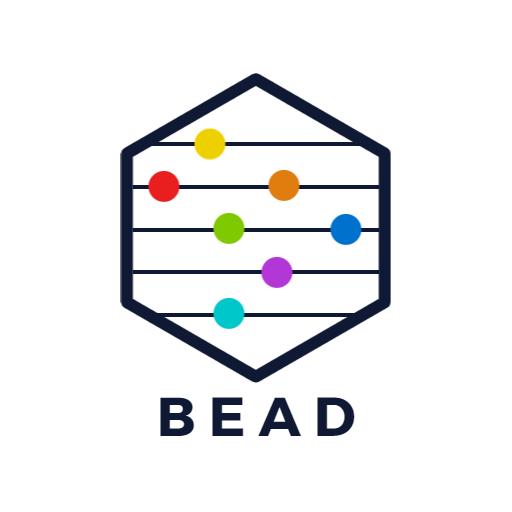 Colorful Beads Arranged in Playful Patterns Logo Template
