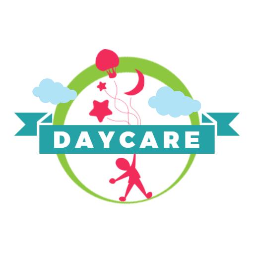 Colorful Child's Playtime Theme Emphasizing Daycare Logo Template