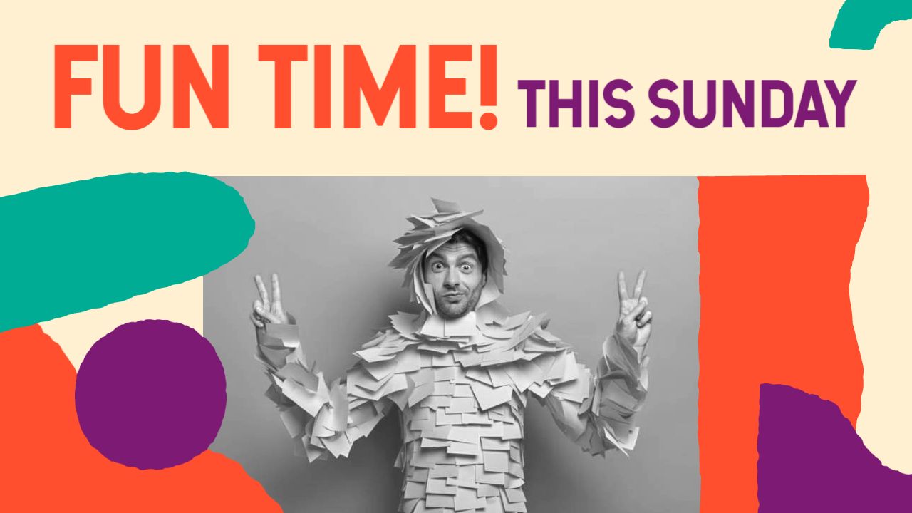 Colorful Comedy Moments Fun YouTube Thumbnail Template