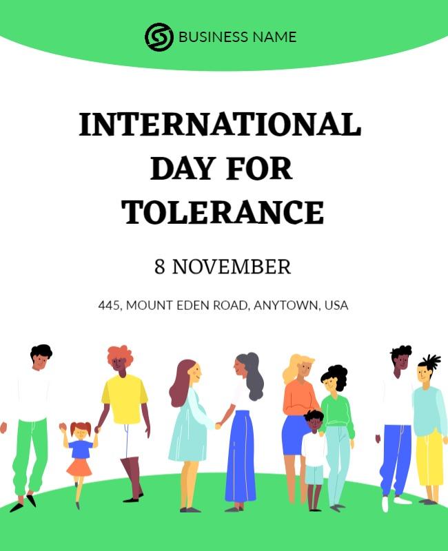 Colorful Community Diversity Celebration Event Poster Template