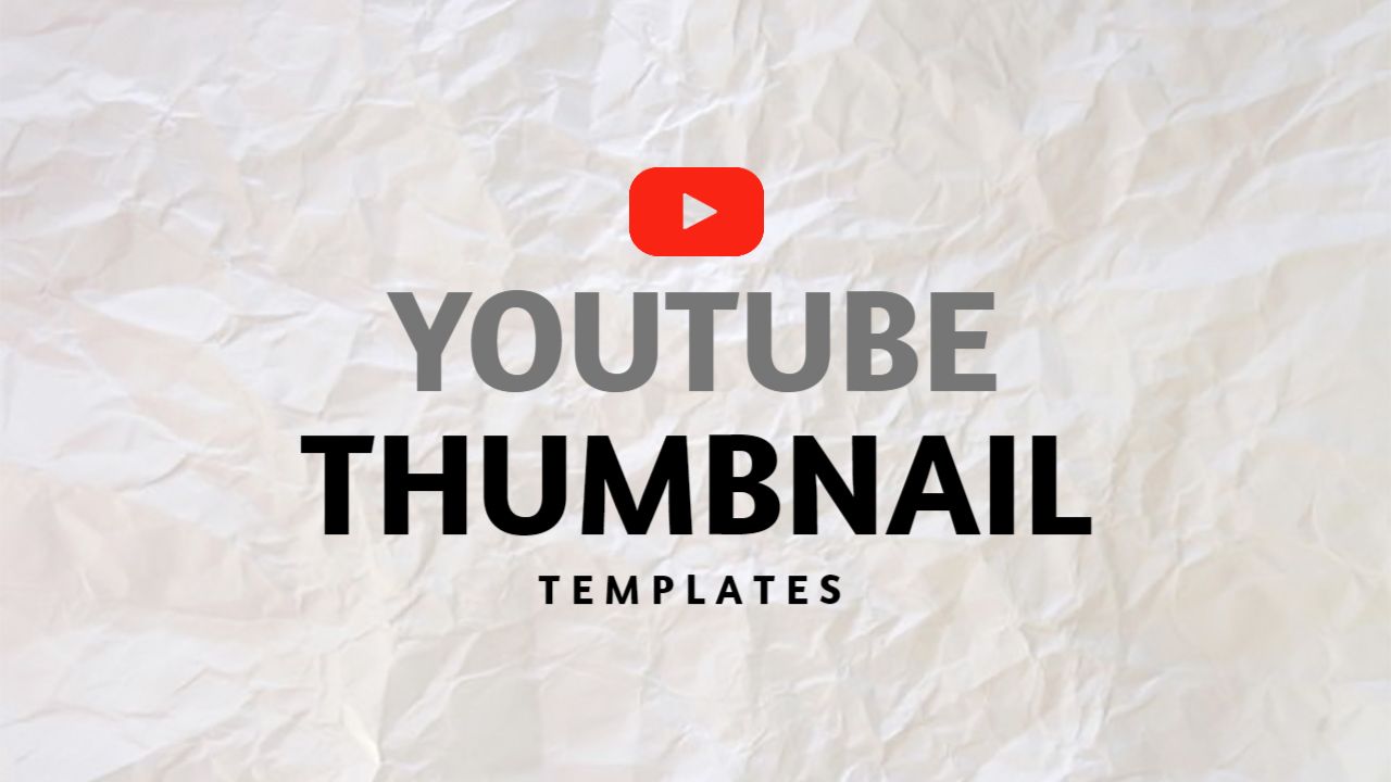 Colorful Geometric Patterns Abstract YouTube Thumbnail Template