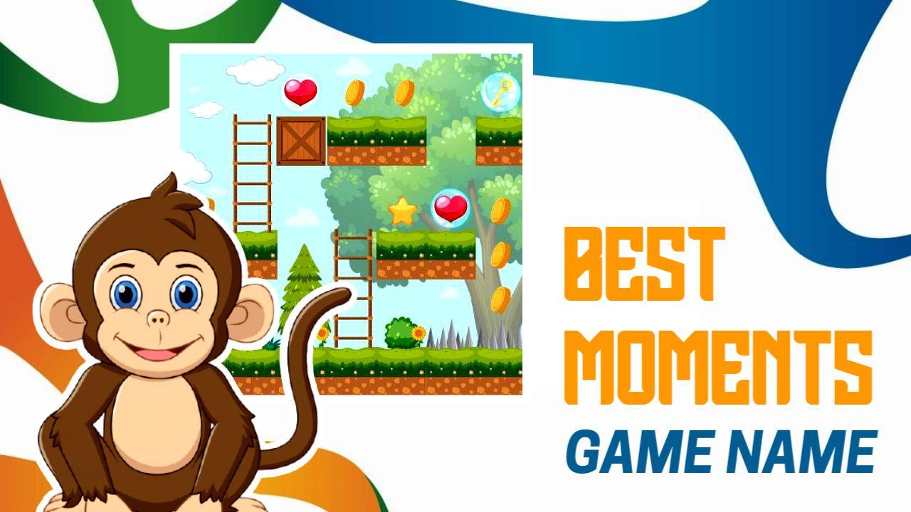 Colorful Jungle Adventure Gaming YouTube Thumbnail Template