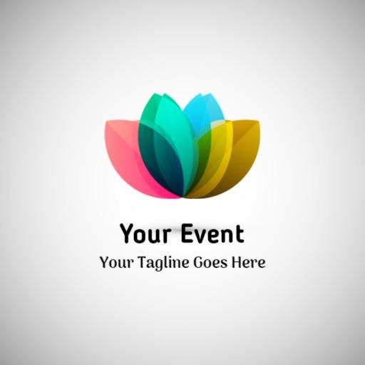 Colorful Leaf Design Symbolizing Your Event Celebrations Logo Template