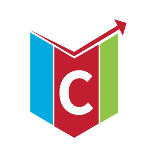 Colorful Letter C Showcasing Educational Themes in Alphabet Logo Template