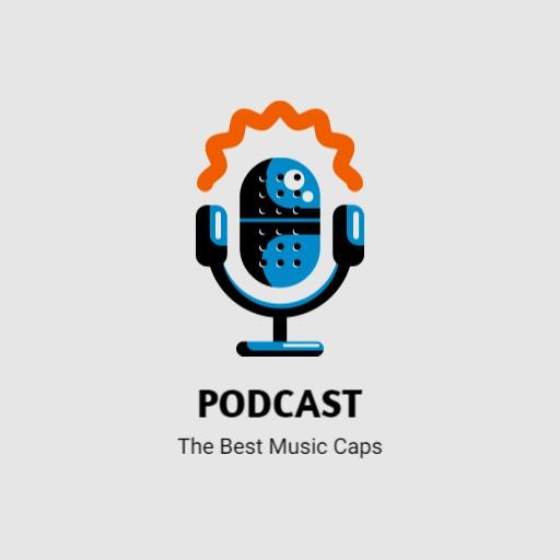 Colorful Microphone Design for Engaging Podcast Logo Template