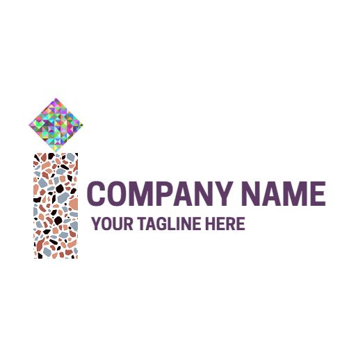 Colorful Mosaic Tile Design Representing Quality Craftsmanship Logo Template