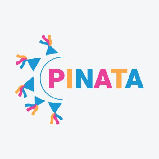 Colorful Party Fun with Exciting Pinata Celebration Logo Template