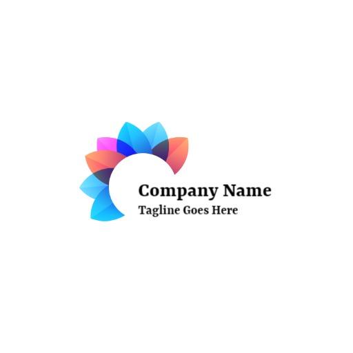 Colorful Petal Design Symbolizing Business Innovation Logo Template