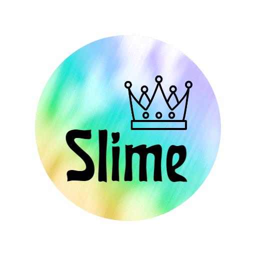 Colorful Rainbow Design Celebrating Fun Slime Creations Logo Template
