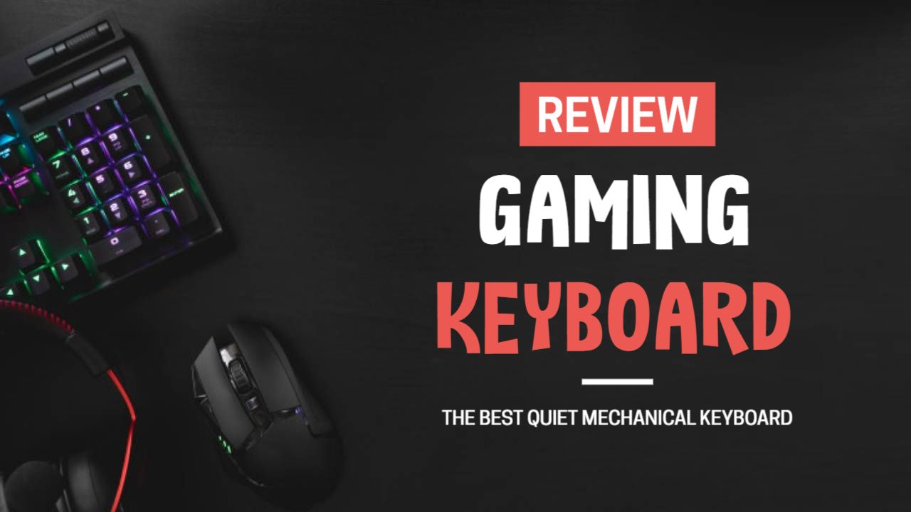 Colorful RGB Gaming Keyboard Review YouTube Thumbnail Template