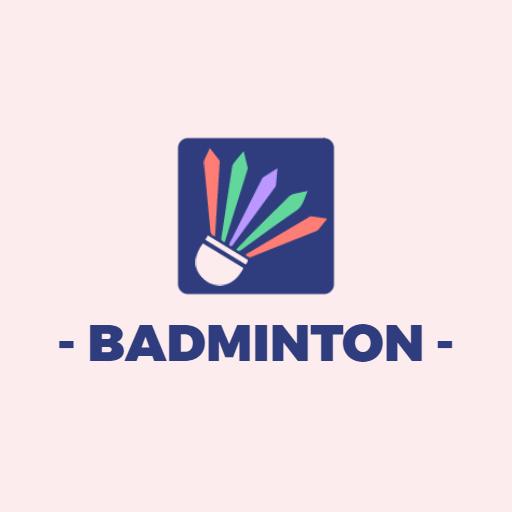 Colorful Shuttlecock Design Representing Badminton Sports Logo Template