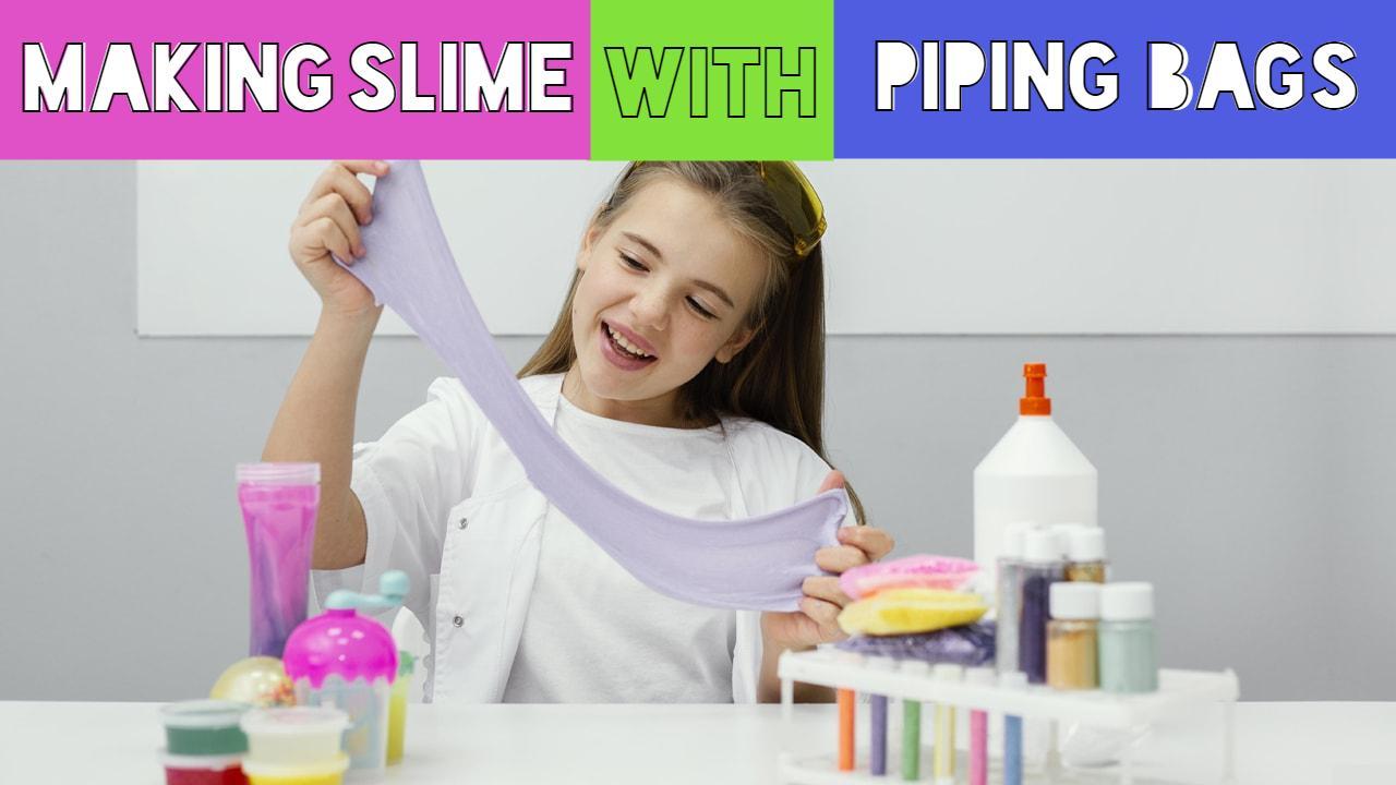 Colorful Slime Making Activity Trending YouTube Thumbnail Template
