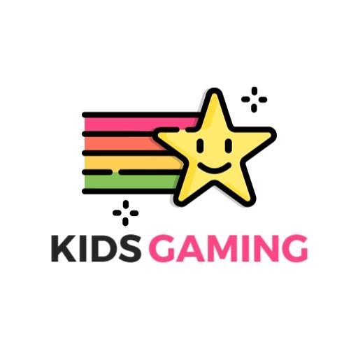 Colorful Star Design for Fun Kids Gaming Logo Template