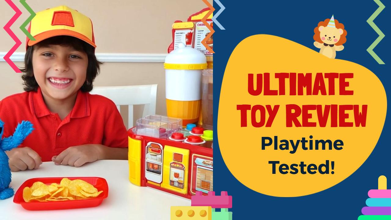 Colorful Toy Review Fun Adventure Trending YouTube Thumbnail Template