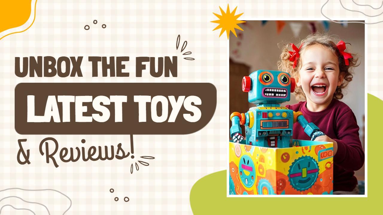 Colorful Toy Unboxing Fun Review YouTube Thumbnail Template