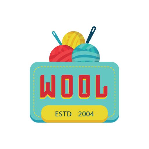 Colorful Yarn Balls Representing Wool Crafting Hobby Logo Template