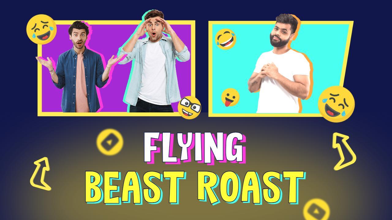Comedy Roast Reaction Trending YouTube Thumbnail Template