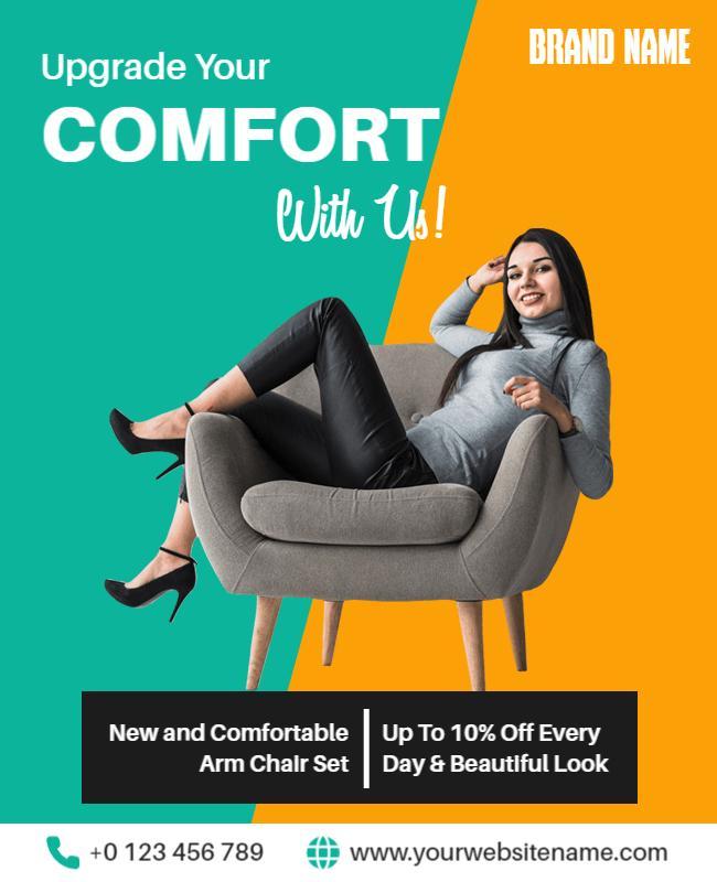 Comfort Furniture Flyer Template