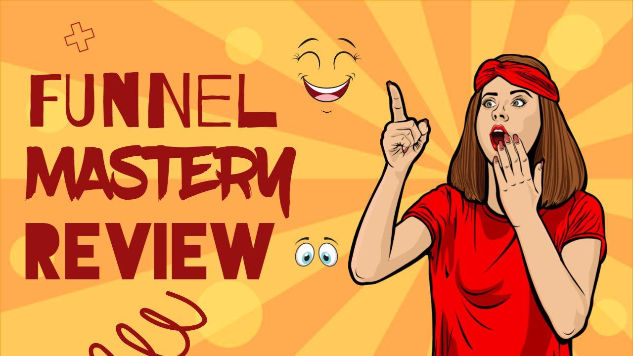 Comic Funnel Mastery Review Excitement YouTube Thumbnail Template