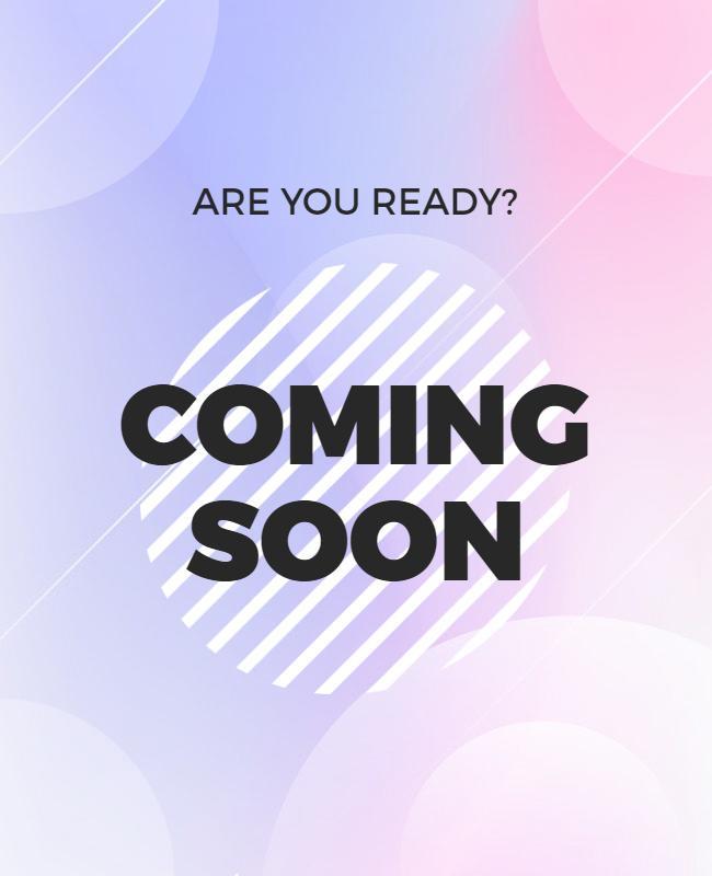 Coming Soon Event Announcement Flyer Template