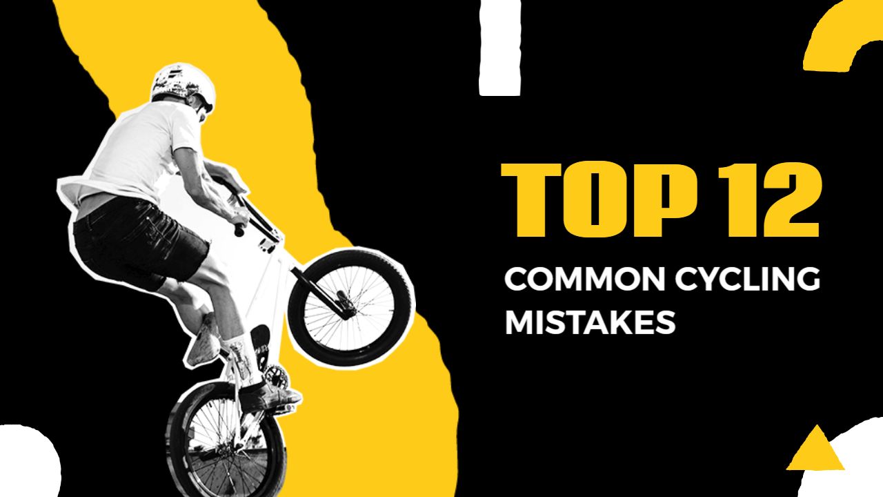 Common Cycling Mistakes Tips Bike YouTube Thumbnail Template