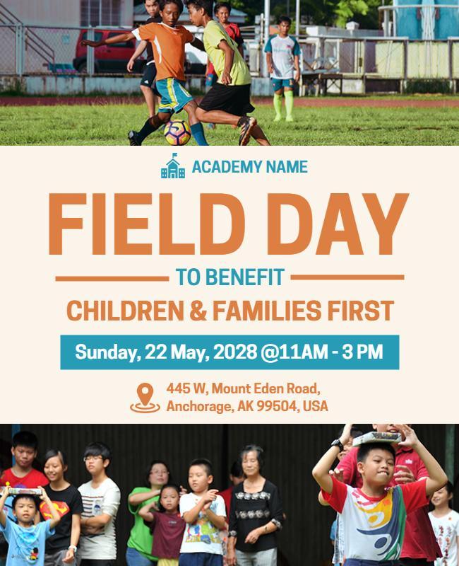 Community Field Day Event Flyer Template