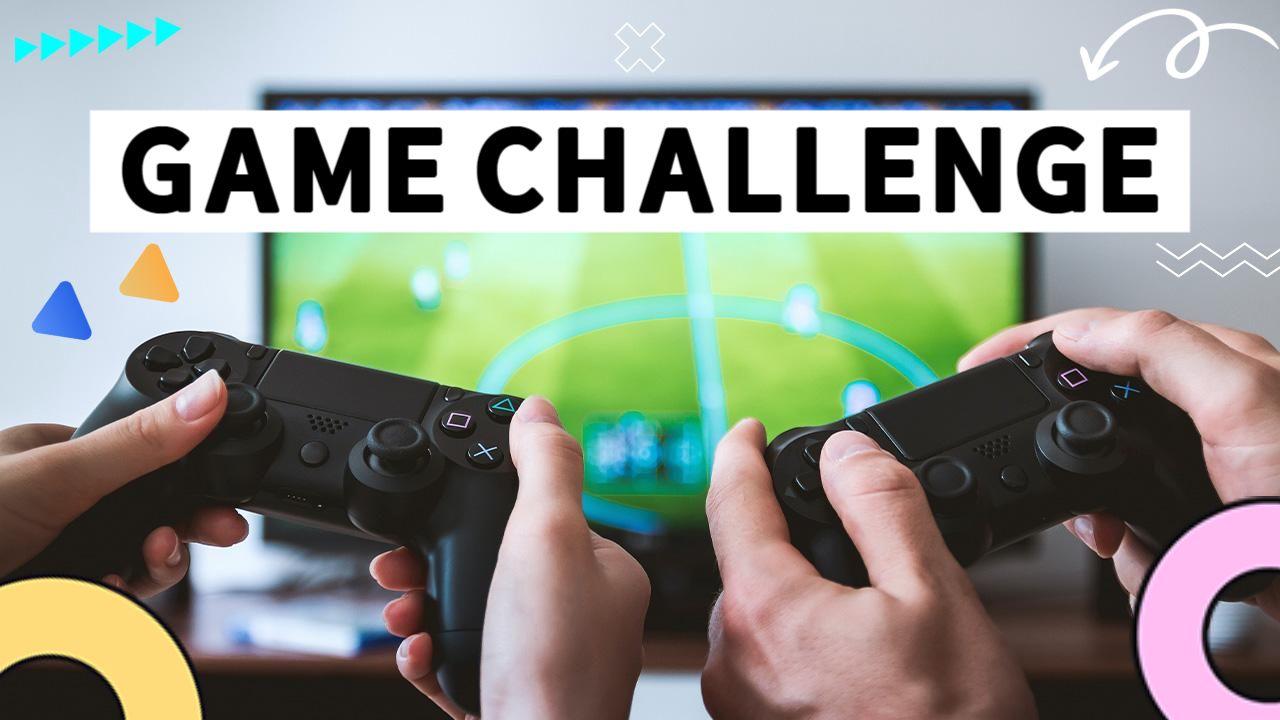 Competitive Game Challenge Players YouTube Thumbnail Template