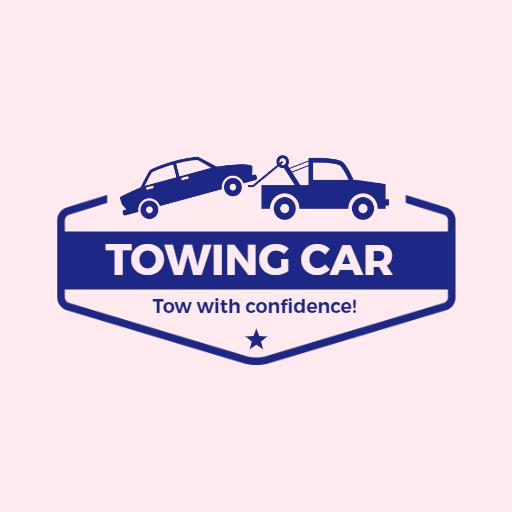 Confidently Ensure Vehicle Safety with Reliable Towing Car Logo Template