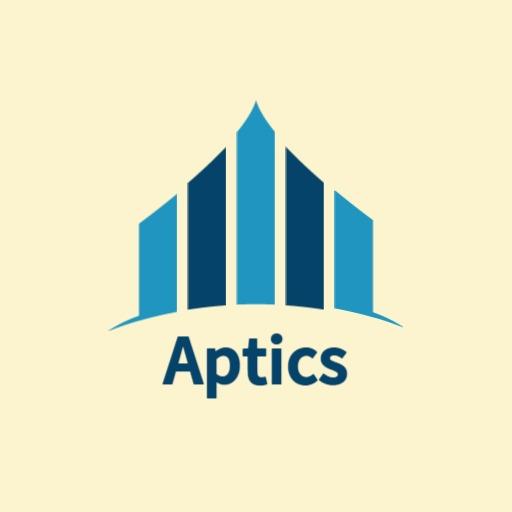 Contemporary Blue Skyscraper Design for Architect Logo Template