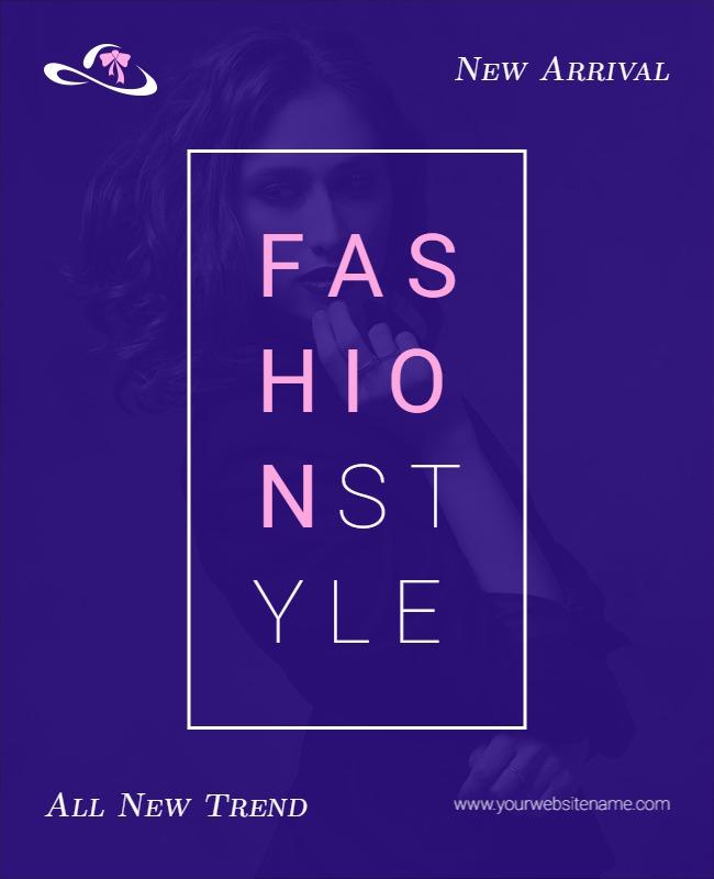 Contemporary Fashion Style Promotion Flyer Template