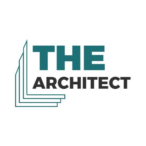 Contemporary Geometric Lines Representing Architect Services Logo Template