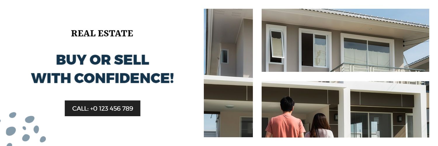 Contemporary Real Estate Promotion with Trustworthy Message Banner Template