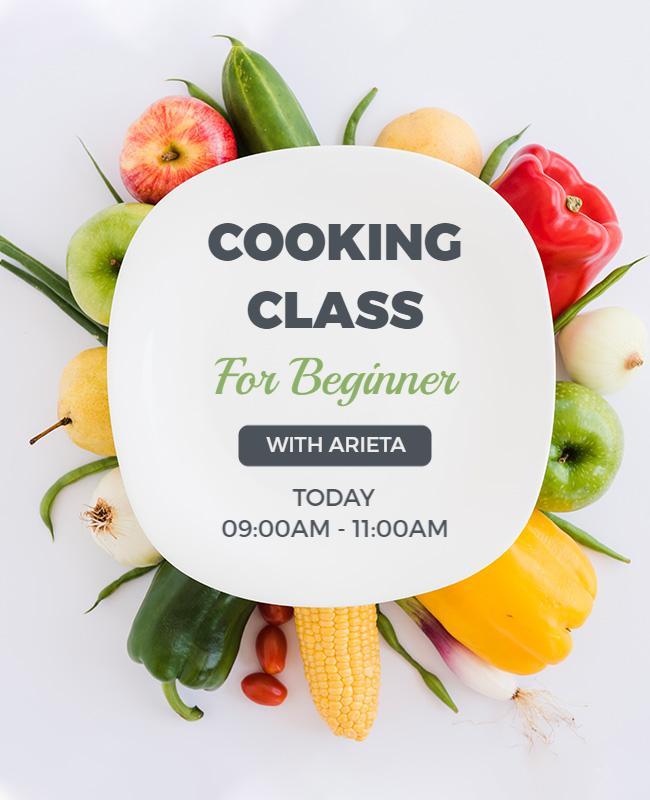 Cooking Class Flyer Template