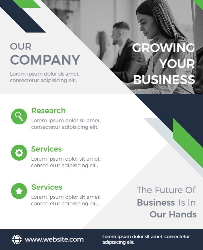 Corporate Business Development Services Flyer Template