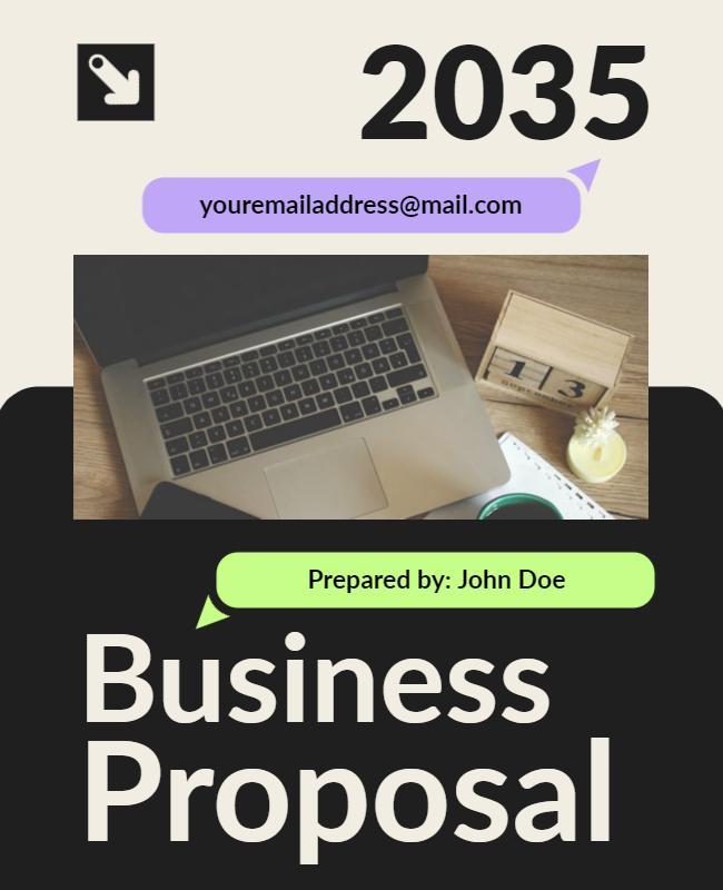 Corporate Business Proposal Flyer Template