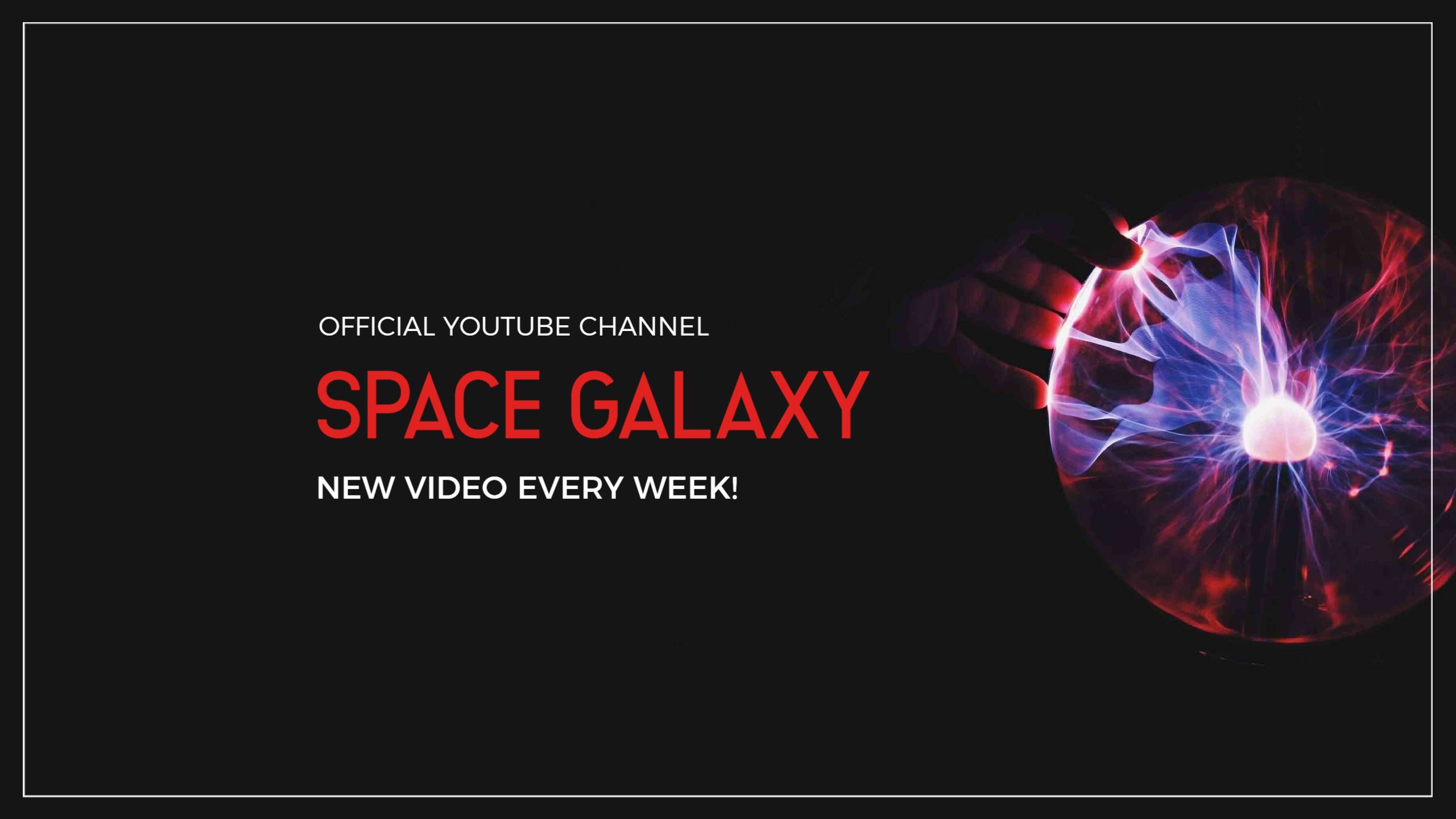 Cosmic Energy Theme with Dark Background YouTube Banner Template