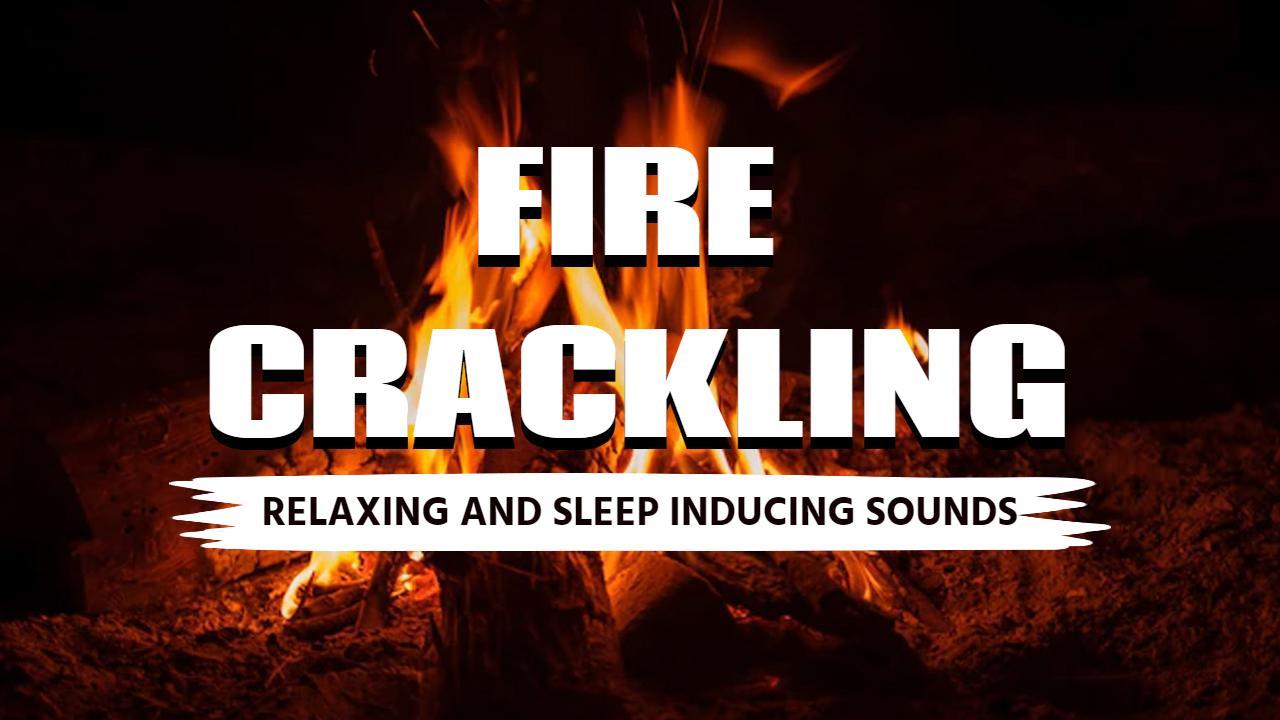 Cozy Fire Crackling Relaxing Sounds Trending YouTube Thumbnail Template