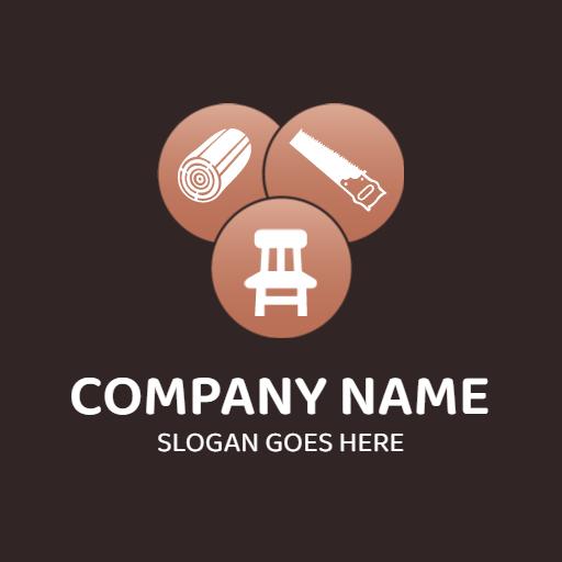 Craft Quality Joinery Tools and Furniture Building Logo Template