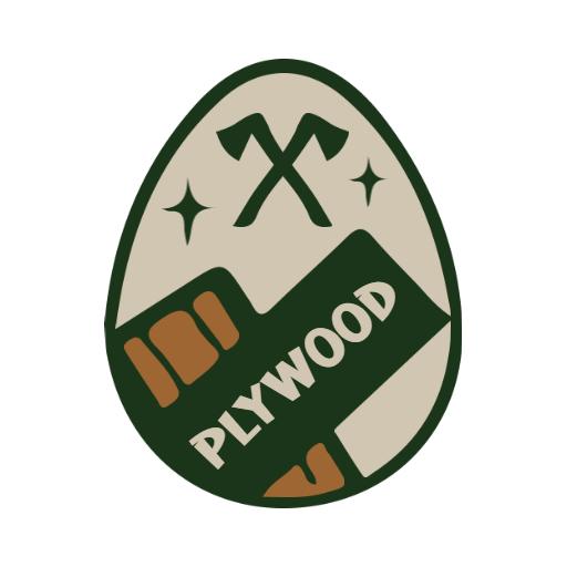 Craft Unique Wood Projects with Quality Plywood Logo Template